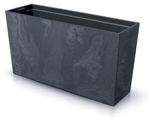 Prosperplast Truhlík s vkladom CORBI II 77 cm antracit