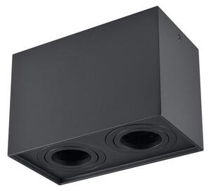 Bodové svietidlo HADAR Q2 2xGU10/10W/230V čierna