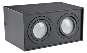 Bodové svietidlo HADAR Q2 2xGU10/10W/230V čierna