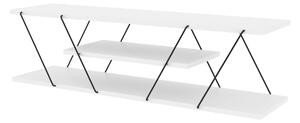 Kalune Design TV skrinka CANAZ 120 cm biela/čierna