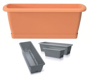Prosperplast Truhlík so zavlažovacím systémom RESPON terakota, variant 39,7 cm