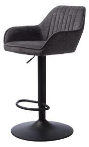 Barová stolička Unique Furniture NOLAN sivá látka 50830001