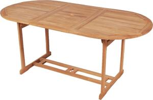 Maison Exclusive - Záhradný stôl 180x90x75 cm z masívneho teakového dreva
