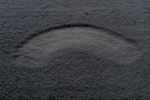 Dywany Lusczow Okrúhly koberec BUNNY tmavosivý
