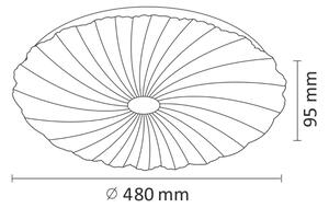 LED Stmievateľné stropné svietidlo FLOWER LED/36W/230V + DO