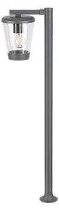 Rabalux Antracitová záhradná lampa Savano pre žiarovku E27 98cm 7269