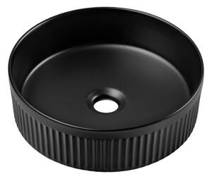 COMAD BEYOND 2 BLACK ( E-6565 ) - Umývadlo na dosku BEYOND pr. 36 cm matná čierna