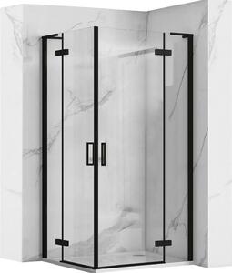 Sprchový Kút HUGO Double Black 80x80