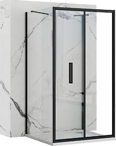 Sprchový Kút Dvere X Stena REA RAPID FOLD 80x80 Black