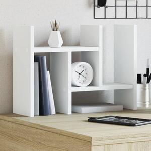 Maison Exclusive - Organizér na písací stôl Biely 34,5x15,5x35,5 cm Drevený materiál