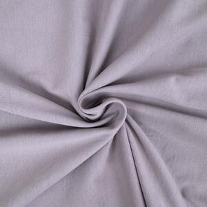 Metráž Tričkovina s lycrou Washed 200g - Fialovo sivá