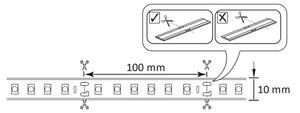 LED RGBW Stmievateľný vonkajší pásik 5m LED/24W/12V IP65
