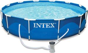 Intex 28212GN, Rámový bazén, Modrá, Biela, 24,1 kg