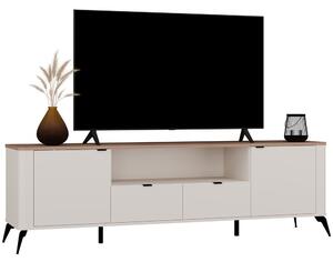TP Living TV stolík CORDOBA 2D2S kašmírový/dub Castello