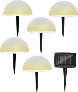 Grundig Solárne zemné svetlo - Vonkajšie svietidlo so zemným hrotom - Solárne svietidlo RGB a teplá biela - Odolné voči poveternostným vplyvom IP44