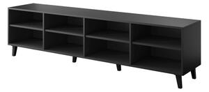 HALMAR TV stolík Etna 200 cm čierny