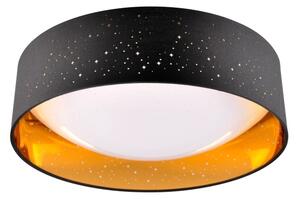 LED Stropné svietidlo TULUZA LED/24W/230V pr. 40 cm čierna