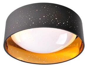 LED Stropné svietidlo TULUZA LED/18W/230V pr. 32 cm čierna