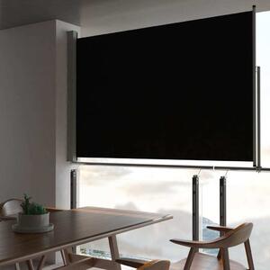 Maison Exclusive - Rozahovatená boná markíza 160x300 cm ierna