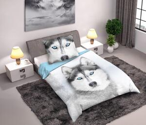 Faro Bavlnená posteľná bielizeň Wild Husky 140x200 cm
