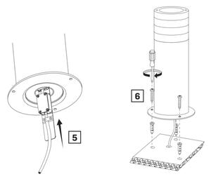 Vonkajšia lampa RINO 1xE27/12W/230V IP54 74 cm čierna