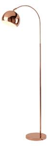Stojacia lampa Lukai, meď, kov, 140 cm, E27, Meď, Obývacia izba / jedáleň, kov, Moderný, Oblúková stojaca lampa