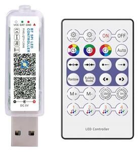 LED RGB reťaz LED/10W/5V 10 m USB + diaľkové ovládanie