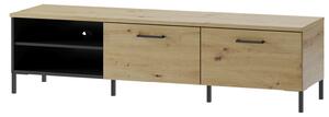Szynaka TV stolík Lucas II 25 155 cm dub Artisan/čierny