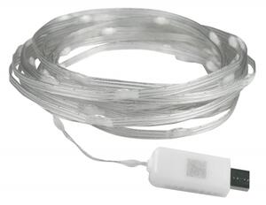 LED RGB reťaz LED/10W/5V 10 m USB + diaľkové ovládanie