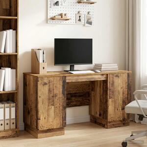 Maison Exclusive – písací stôl s policou z recyklovaného dreva 142,5 x 50 x 75 cm, drevotrieska
