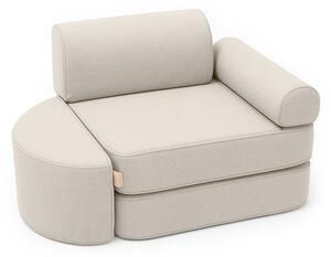 MeowBaby® Outzy detské kreslo/pohovka, oat-blush-beige