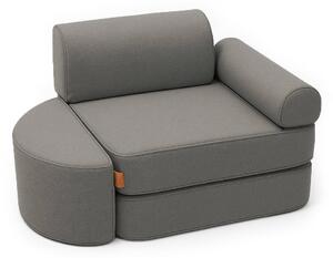 MeowBaby® Outzy detské kreslo/pohovka, drift-clay-taupe
