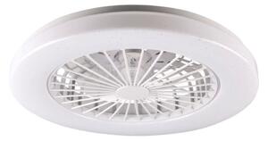 LED Stmievateľné stropné svietidlo s ventilátorom LIBYA LED/48W/230V 3000-6500K+DO