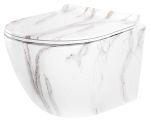 Závesná WC misa REA Carter Tornado Aiax Shiny