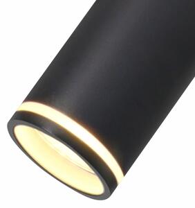 Luster na lanku PARIS 6xGU10/12W/230V čierna