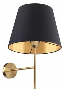 Nástenná lampa ELENA 1xE27/20W/230V čierna