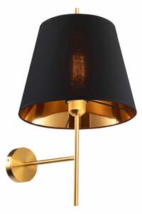 Nástenná lampa ELENA 1xE27/20W/230V čierna