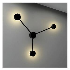 LED Nástenné svietidlo JOY 3xGX53/6W/230V čierna