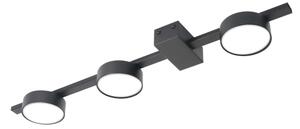 LED Stropné svietidlo JOY 3xGX53/6W/230V čierna