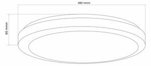LED Stmievateľné stropné svietidlo MARIAN LED/72W/230V 3000-6000K + DO