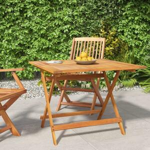 Maison Exclusive – Skladací záhradný stôl 90 x 90 x 75 cm z masívneho akátového dreva