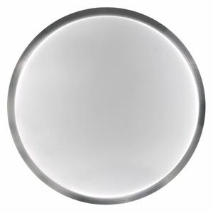 Stropné svietidlo BENEDYKT 2xE27/20W/230V pr. 33 cm strieborná