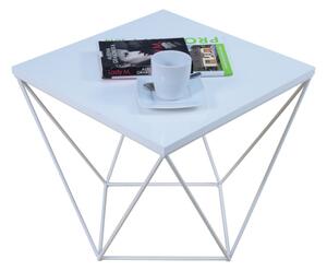 Konferenčný stolík DAMA, 50x45x50, biela