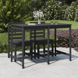 Maison Exclusive - Záhradný stôl sivý 159,5x82,5x110 cm Masívne drevo borovica