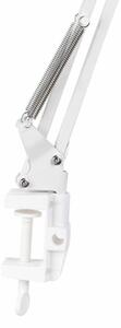 Stolná lampa s klipom WORKER 1xE27/10W/230V biela