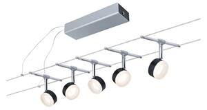 Paulmann 94457 - SADA 5xLED/4W Kompletný lankový systém CLEAR 230V
