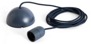 HAY Závesný kábel s objímkou Common Cord Set, anthracite blue AE063
