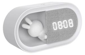 LED Stmievateľná nočná lampička s budíkom BUNNY LED/1,2W/5V 3000K