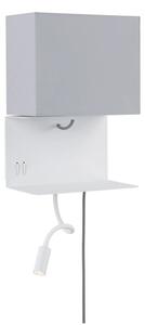 Paulmann 78913 - LED/2,5W + 1xE27/40W Nástenné svietidlo s USB MERANI 230V