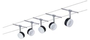Paulmann 94457 - SADA 5xLED/4W Kompletný lankový systém CLEAR 230V